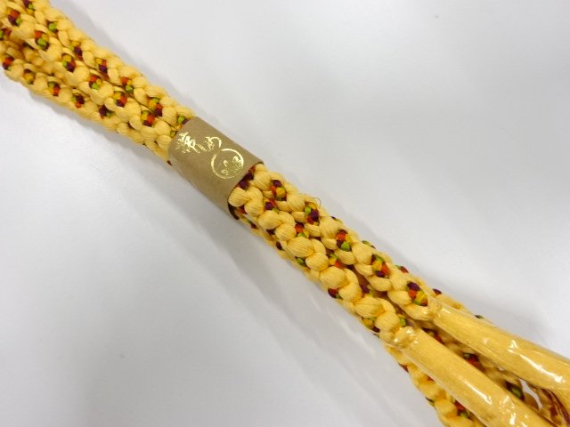 未使用品　正絹　手組帯締め
